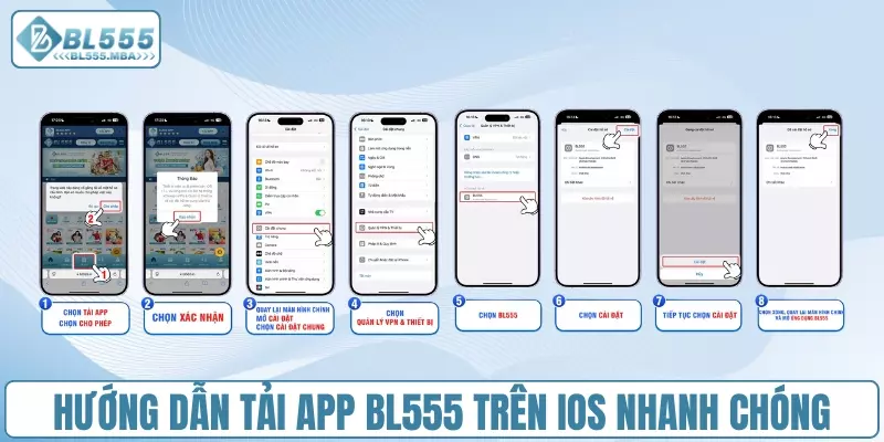 Hướng Dẫn Tải App BL555 Nhanh Chóng Cho Android Và iOS 3 Hướng dẫn tải app BL555 trên iOS nhanh chóng