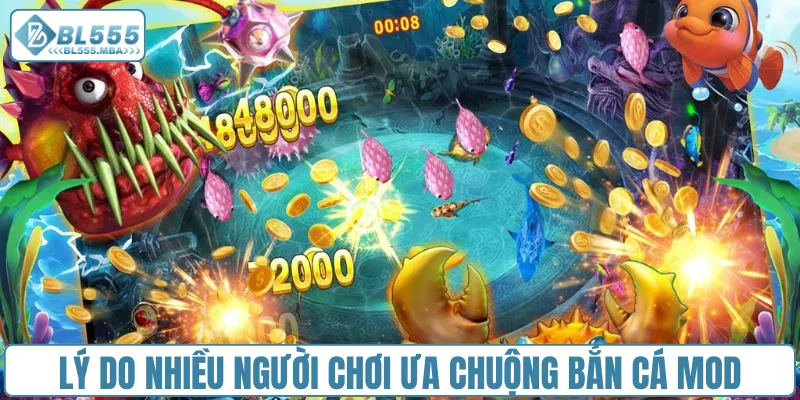 Bắn Cá Mod – Hành Trình Săn Mồi Ngoạn Mục, Nhận Quà Khủng 2 Lý do nhiều người chơi ưa chuộng bắn cá Mod