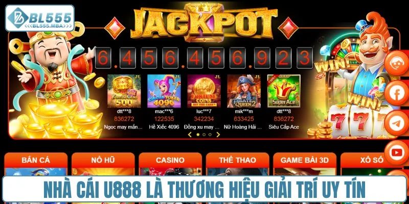 Nhà Cái U888 - Lý Do Khiến Game Thủ Tin Tưởng Lựa Chọn 1 Nhà cái U888 là thương hiệu giải trí uy tín