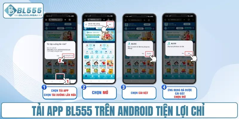 Hướng Dẫn Tải App BL555 Nhanh Chóng Cho Android Và iOS 4 Tải app BL555 trên Android tiện lợi chỉ trong tích tắc