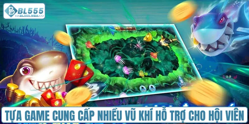 Bắn Cá Mod – Hành Trình Săn Mồi Ngoạn Mục, Nhận Quà Khủng 4 Tựa game cung cấp nhiều vũ khí hỗ trợ cho hội viên